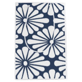 Sac Cadeau Moyen Chrysanthemum [indigo] - Japanese Pattern (Devant)