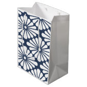 Sac Cadeau Moyen Chrysanthemum [indigo] - Japanese Pattern (Dos Angle)
