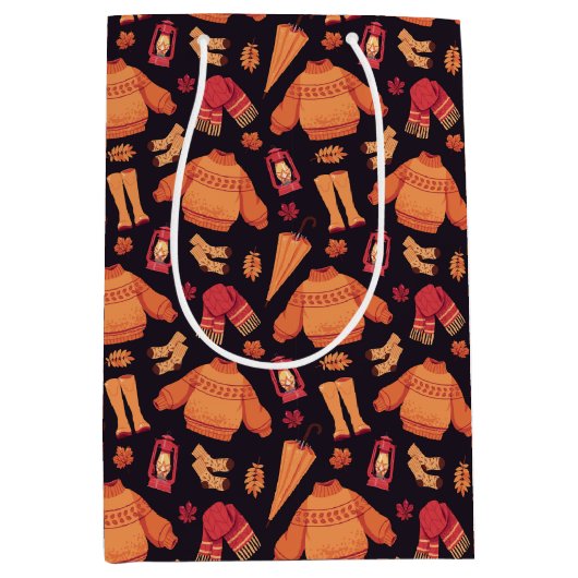 Sac Cadeau Moyen Chute confortable (Devant)