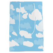 Sac Cadeau Moyen Ciel bleu nuages (Dos)
