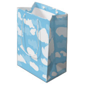 Sac Cadeau Moyen Ciel bleu nuages (Dos Angle)