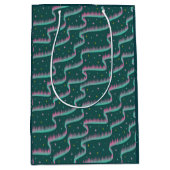 Sac Cadeau Moyen Ciel de nuit Turquoise vert (Devant)