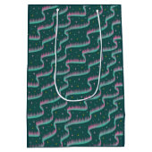 Sac Cadeau Moyen Ciel de nuit Turquoise vert (Dos)