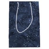 Sac Cadeau Moyen Cieux étoilés d'aquarelle (Devant)