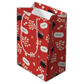 Sac Cadeau Moyen Cinéma Popcorn Retro (Dos Angle)