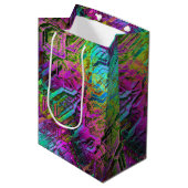Sac Cadeau Moyen circuit anodisé arc-en-ciel en titane : (Devant Angle)