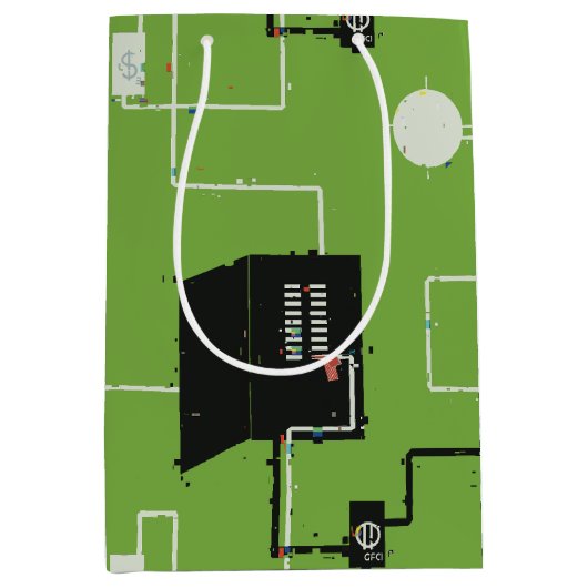 Sac Cadeau Moyen Circuits (Devant)