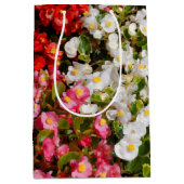 Sac Cadeau Moyen Cire colorée Begonias (Devant)