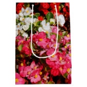 Sac Cadeau Moyen Cire colorée Begonias (Dos)