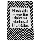 Sac Cadeau Moyen Citation en mathématiques/algèbre amusante - J'aur (Devant)