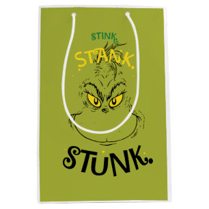 Sac Cadeau Moyen Citation Grinch Mister Stink Stunk