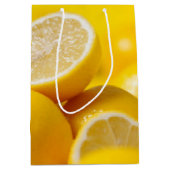 Sac Cadeau Moyen Citron jaune (Devant)