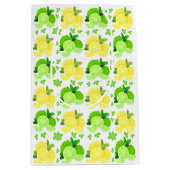 Sac Cadeau Moyen Citrons citrons | tranches de citron vert (Devant)