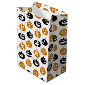 Sac Cadeau Moyen Citrouille (Dos Angle)