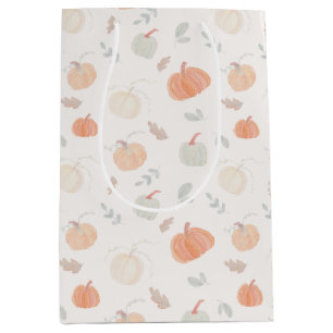 Sac Cadeau Moyen Citrouilles de récolte d'automne