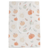 Sac Cadeau Moyen Citrouilles de récolte d'automne (Dos)