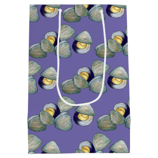 Sac Cadeau Moyen Clambos de littleneck Clambake Clambake Clam creus (Dos)