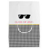 Sac Cadeau Moyen Classe de 2025 Graduation Lunettes de soleil Check (Dos)