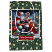 Sac Cadeau Moyen Classic Coolest Mme Claus Noël (Devant)