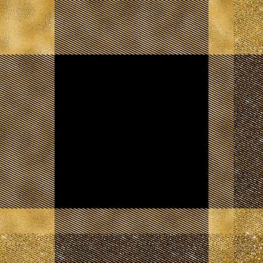 Sac Cadeau Moyen Classy Custom Black and Gold Gift Bag