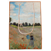 Sac Cadeau Moyen Claude Monet - Champ de pavot (Dos)