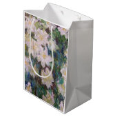 Sac Cadeau Moyen Claude Monet - Clematis blanc (Dos Angle)