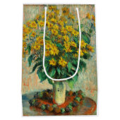 Sac Cadeau Moyen Claude Monet - Fleurs d'artichauts de Jérusalem (Dos)