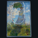 Sac Cadeau Moyen Claude Monet - La Promenade, Femme avec un Parasol<br><div class="desc">La Promenade,  Femme avec un Parasol / Madame Monet et son fils / La Promenade / La Femme a l'ombrelle - Claude Monet,  1875</div>