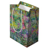 Sac Cadeau Moyen Claude Monet - Le jardin d'Iris à Giverny (Dos Angle)