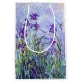 Sac Cadeau Moyen Claude Monet - Lilac Irises / Iris Mauves (Devant)