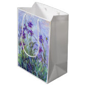 Sac Cadeau Moyen Claude Monet - Lilac Irises / Iris Mauves (Dos Angle)