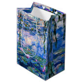 Sac Cadeau Moyen Claude Monet - Water Lilies, 1919, (Devant Angle)