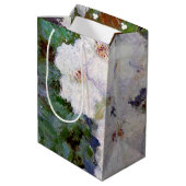 Sac Cadeau Moyen Clematis, 1887, tableau de Claude Monet (Dos Angle)