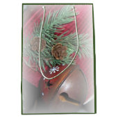 Sac Cadeau Moyen Cloches rustiques (Devant)
