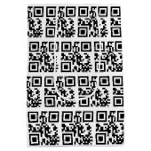 Sac Cadeau Moyen Codes QR Joyeux Vacances (Dos)