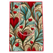 Sac Cadeau Moyen Coeur (Dos)