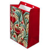 Sac Cadeau Moyen Coeur (Dos Angle)