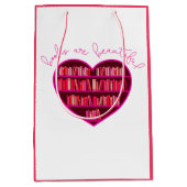 Sac Cadeau Moyen Coeur du livre (Devant)