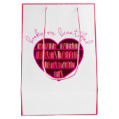 Sac Cadeau Moyen Coeur du livre (Dos)