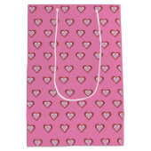 Sac Cadeau Moyen Cœurs (Dos)
