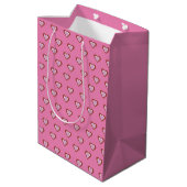 Sac Cadeau Moyen Cœurs (Dos Angle)
