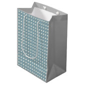 Sac Cadeau Moyen Coeurs de Marshmallow (Devant Angle)