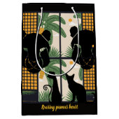 Sac Cadeau Moyen Coeurs de pomme (Devant)