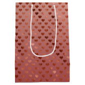 Sac Cadeau Moyen Coeurs rouges (Dos)