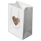 Sac Cadeau Moyen Coffee Bean Hearts Coffee First (Dos Angle)