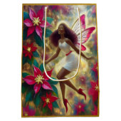 Sac Cadeau Moyen Collection de fées de Noël - Auburn (Dos)