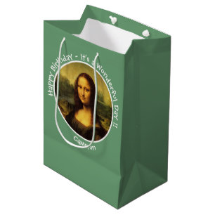 Sac Cadeau Moyen Collection Leonardo da Vinci Mona Lisa