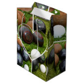 Sac Cadeau Moyen Collection vintage de pelouses, (Dos Angle)