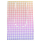 Sac Cadeau Moyen Colliers D'Anniversaire Sur Ginhgam (Dos)