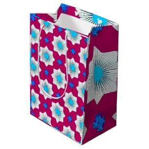 Sac Cadeau Moyen Coloré, géométrique, cool, moderne, graphique tend